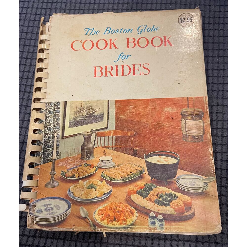 The Boston Globe Cookbook for Brides. First Edition c. 1963 Rare